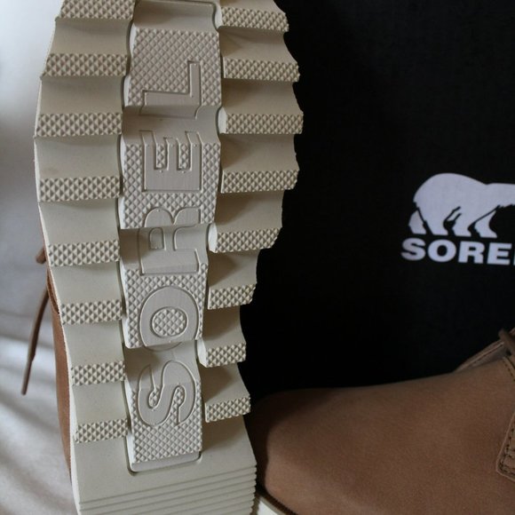 NIB MEN\'S SOREL‎ CHUKKA SUEDE WATERPROOF BOOTS TAN BEIGE main image 8